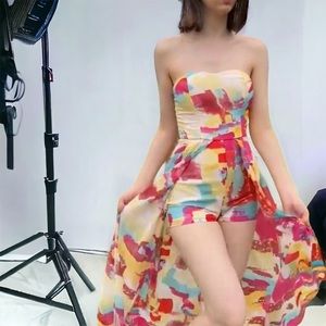 Vintage Hot Pants Maxi All-in-One